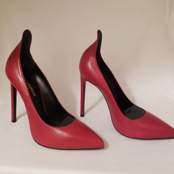 Brand New Saint Laurent High Heel with exaggerated back - Picture 3 of 3